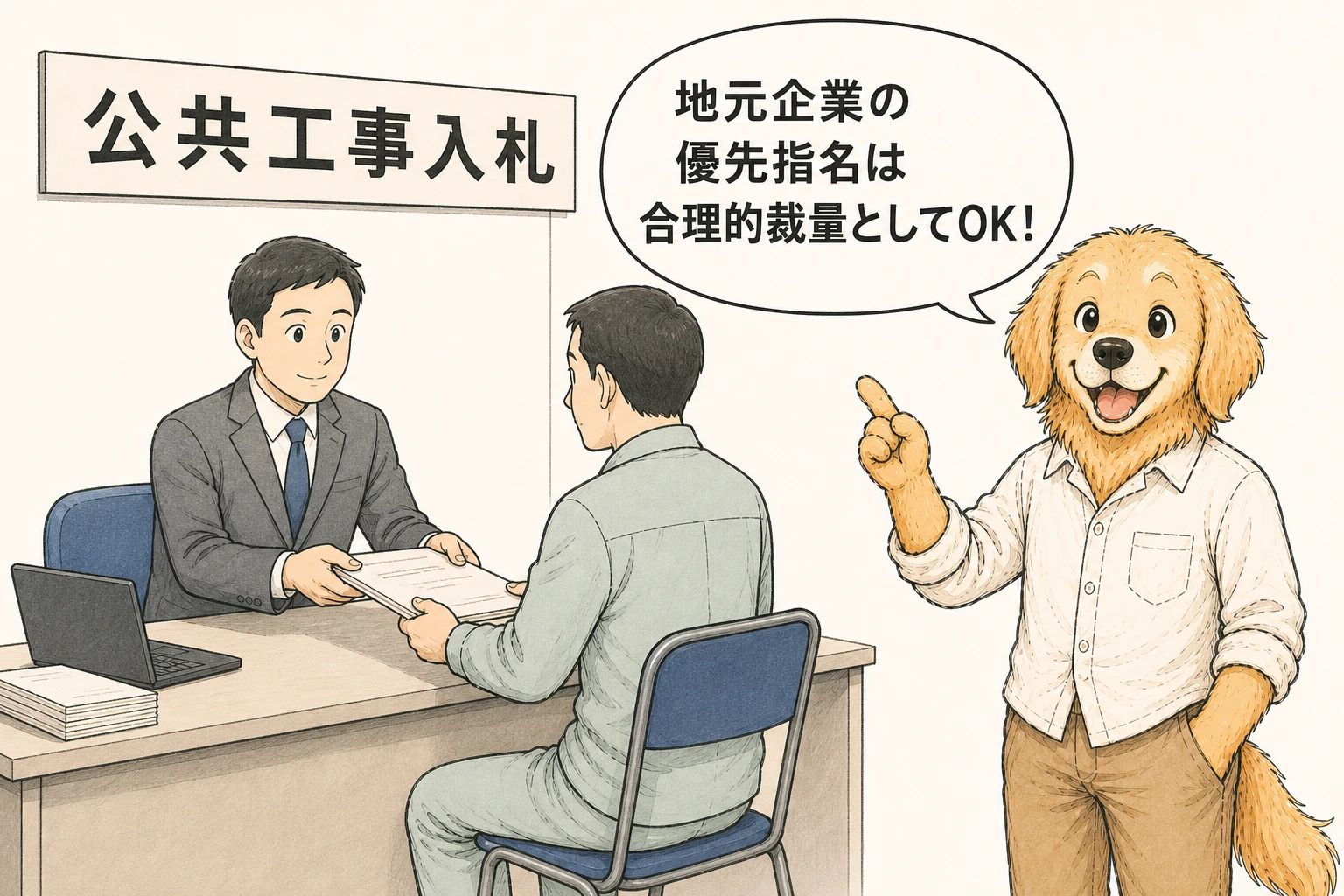 地元企業の優先指名