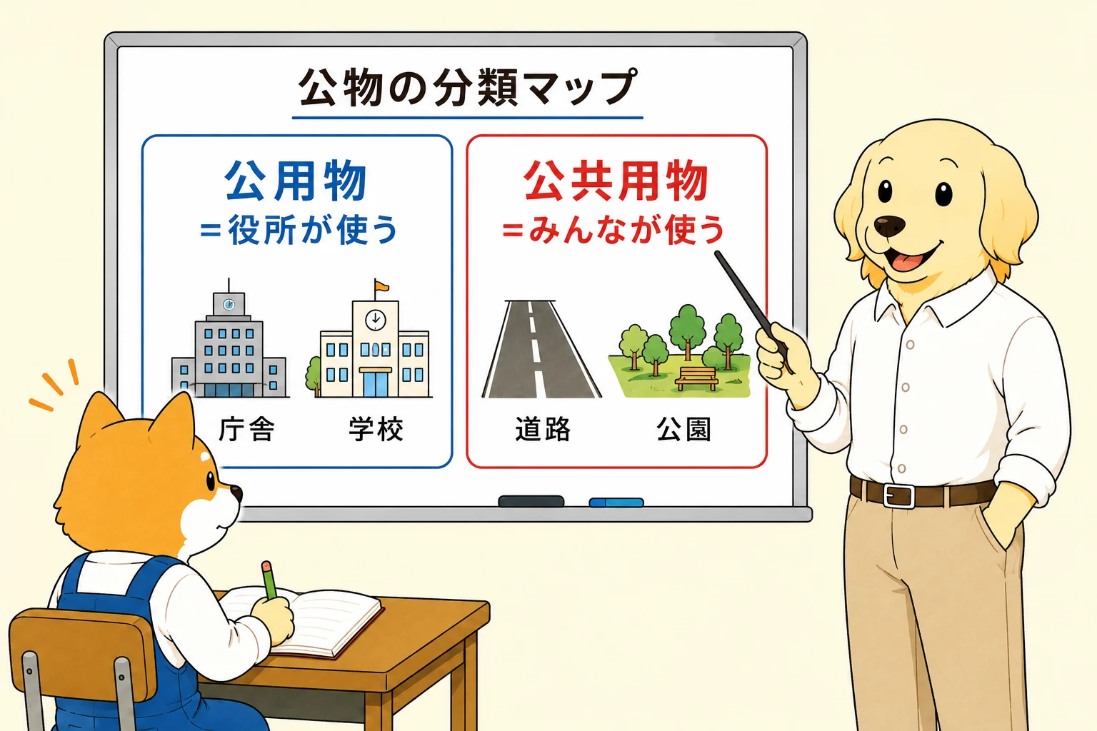 公物の分類マップ